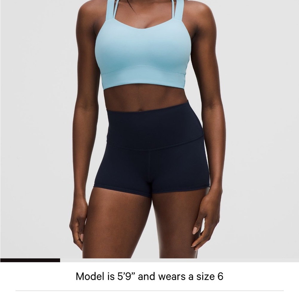 NWTO lululemon athletica Light Blue Bra Like a Cloud Longline